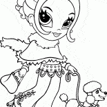 Fille dans Pancho