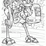 Marcher équipement de la police