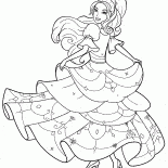 Barbie tourné dans la danse