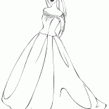 Barbie dans une robe de mariée
