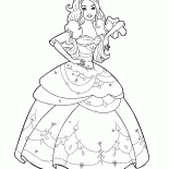 Balle robe de Barbie