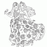 Barbie avec un microphone