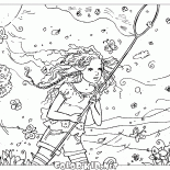 Dans la prairie dété