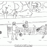 Le jeu de tennis