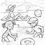 Summer fun à la rivière