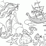 Sirène et Navire