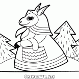 Chèvre et de la forêt