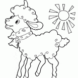 Mouton avec larc