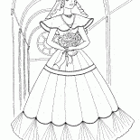 Longue robe de mariée