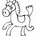 Cheval en plastique