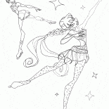 Winx et patins
