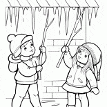 La glace congelée