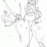 Winx et le rouleau