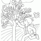 Garçon avec un ballon