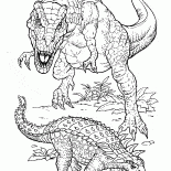 Chasse Tyrannosaurus