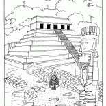Temple au Mexique