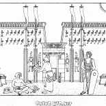 Khonsou Temple en Egypte