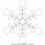 Flocon de neige classique