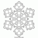 Flocon de neige de fractale