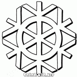 Flocon de neige ronde