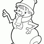 La danse de bonhomme de neige