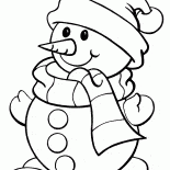 Le chapeau de bonhomme de neige
