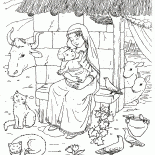 Jésus et la Vierge Marie