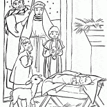 Sauveur dans la crèche