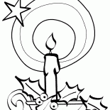 Bougie de Noël
