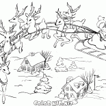 Père Noël livre des surprises