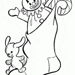 Clown de cadeau