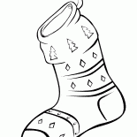 Stocking sur la cheminée