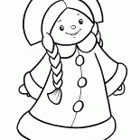 Noël costume Snow Maiden