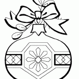 Décorations pour arbres de Noël avec un arc