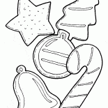 Des bonbons de Noël