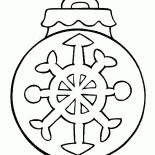 Balle flocon de neige