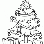 Présent sous larbre de Noël