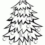 Arbre de Noël pour le Nouvel An