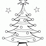 Fantaisie arbre de Noël sur la rue