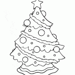 Fantaisie arbre de Noël décoré