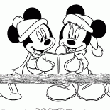 Mini et Mickey Mouse