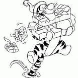 Tiger et cadeaux