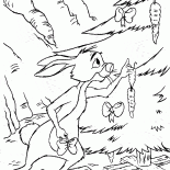 Lapin décore larbre de Noël