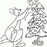 Kanga, Roo et larbre de Noël