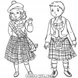 Enfants écossais